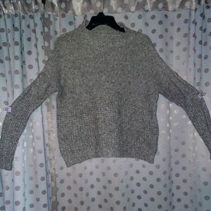 AMERICAN EAGLE OUTFITTERS Mock Neck Long Sleeve Sweater L